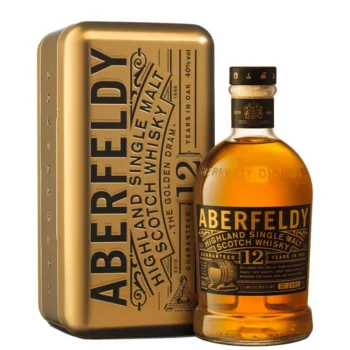 Aberfeldy 12 Year Old Golden Dram Limited Edition Single Malt Scotch Whisky 1L 1