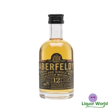 Aberfeldy 12 Year Old Single Malt Scotch Whisky Glass Miniature 50mL 1