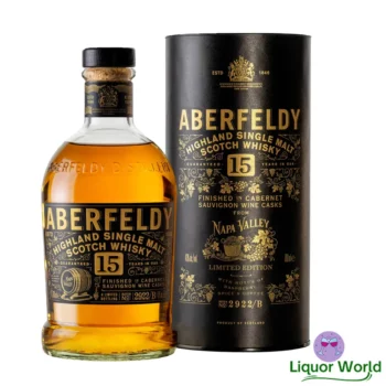 Aberfeldy 15 Year Old Napa Valley Red Wine Cask Single Malt Scotch Whisky 700mL 1
