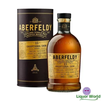 Aberfeldy Exceptional Cask Series 15 Year Old Ruby Port Cask Single Malt Scotch Whisky 700mL 1