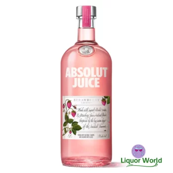 Absolut Juice Strawberry Edition Swedish Vodka 750mL 1