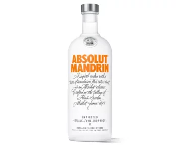 Absolut Mandrin Mandarin Flavoured Swedish Vodka 1L 1