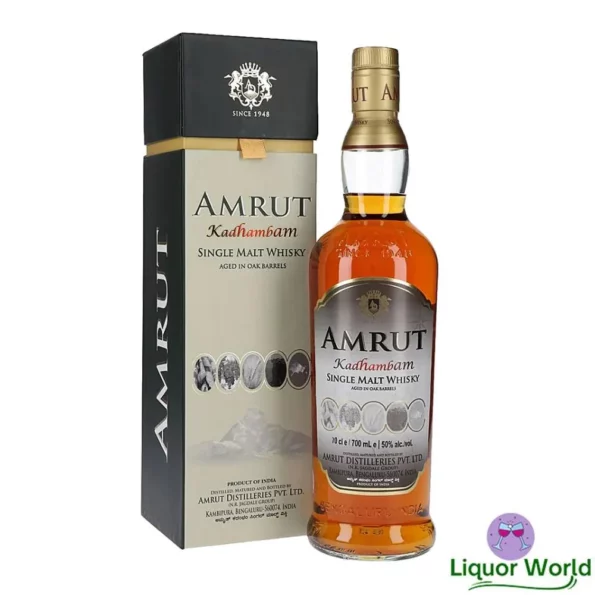 Amrut Kadhambam Single Malt Indian Whisky 700mL 1 1