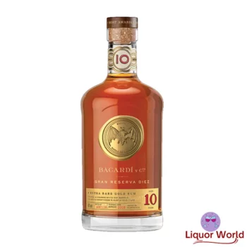Bacardi Gran Reserva Extra Rare 10 Year Old Gold Rum 1Lt 1