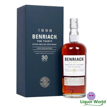 BenRiach 30 Year Old The Thirty Speyside Single Malt Scotch Whisky 700mL 1
