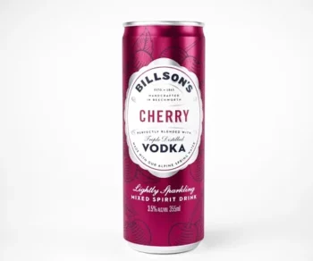 Billsons Cherry Vodka 4 Pack 355ml cans 1