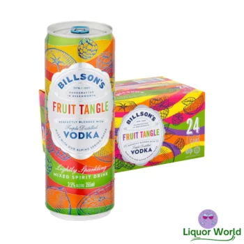 Billsons Fruit Tangle Vodka 6 x 4 Pack 355mL Cans 2 1
