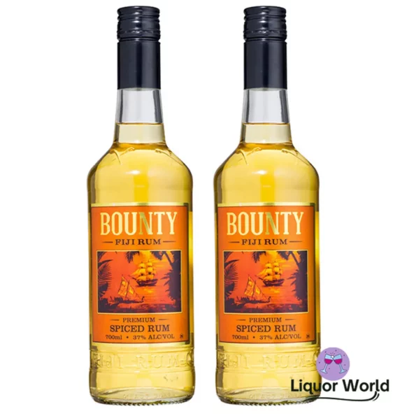 Bounty Premium Spiced Fiji Rum 700ml 2X 1 1