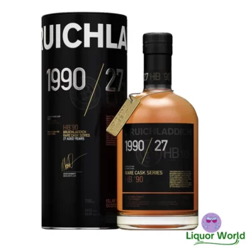 Bruichladdich HB 1990 27 Year Old Rare Cask Series Single Malt Scotch Whisky 700mL 1