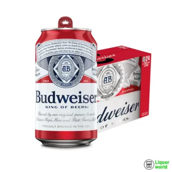 Budweiser Lager Imported From USA 5 Beer Case 24 Pack 355mL Cans 1