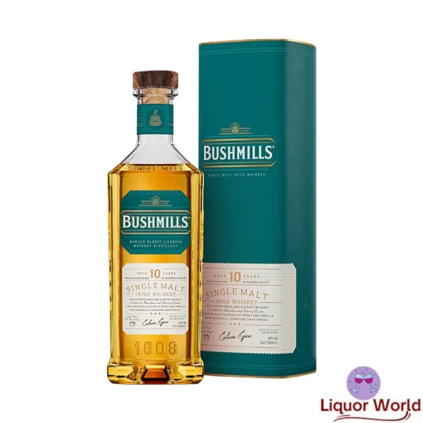 Bushmills 10 Year Old Irish Whisky 700mL 1