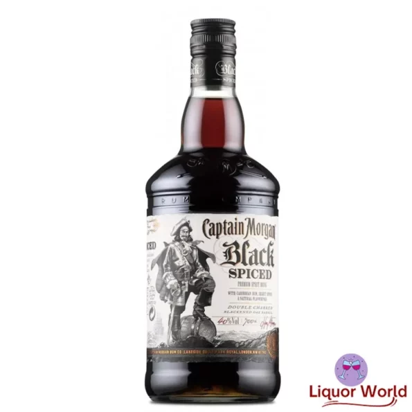 Captain Morgan Black Spiced Rum 700mL 1