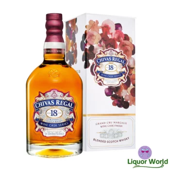 Chivas Regal 18 Year Old Grand Cru Margaux Wine Cask Finish Blended Scotch Whisky 1L 1
