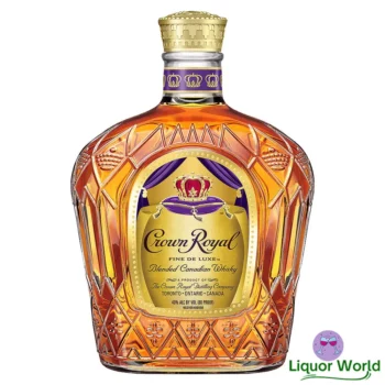 Crown Royal Fine De Luxe Blended Canadian Whisky 1L 2 1