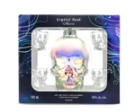 Crystal Head Skull Decanter Aurora 4 Shot Glasses Gift Set Vodka 700mL 1