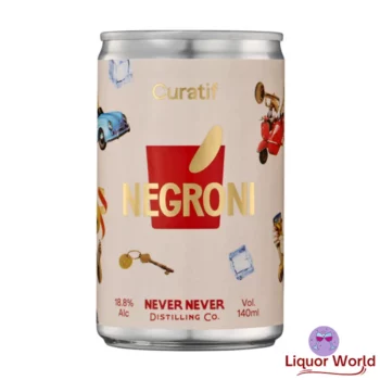 Curatif Never Never Distilling Negroni 140ml 24 Pack 1