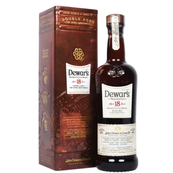 Dewars 18 Year Old Double Aged Blended Scotch Whisky 750mL 1