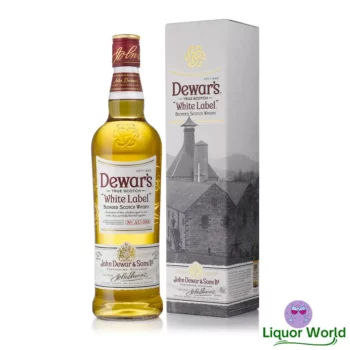 Dewars White Label With Gift Box Blended Scotch Whisky 1L 1