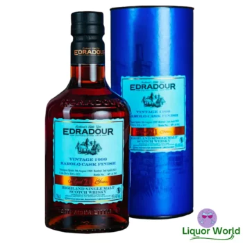 Edradour 21 Year Old 1999 Barolo Cask Finish Cask Strength Single Malt Scotch Whisky 700mL 1