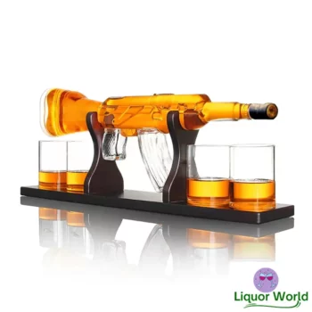Gatling Liquor AK 47 Whiskey Display Edition 4 Bullet Glasses 700mL 1
