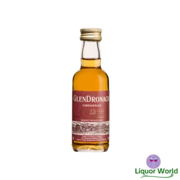 GlenDronach 12 Year Old Single Malt Scotch Whisky Glass Miniature 50mL 1 1