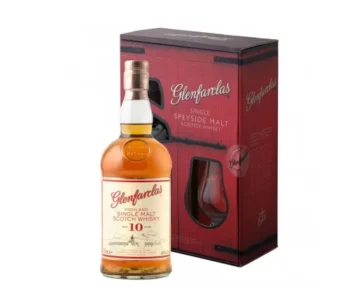 Glenfarclas 10 Year Old Glass Pack Single Malt Scotch Whisky 700ml 1