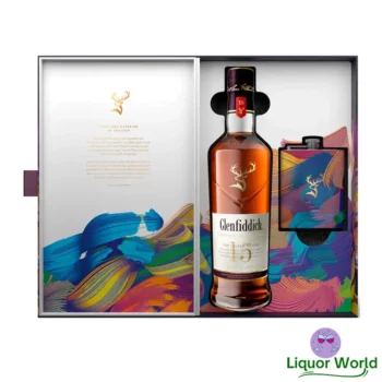 Glenfiddich 15 Year Old Limited Edition Design Flask Single Malt Scotch Whisky 700mL 2 1