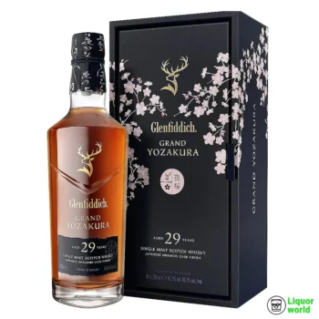 Glenfiddich 29 Year Old Grand Yozakura Japanese Awamori Cask Finish Single Malt Scotch Whisky 700mL 1