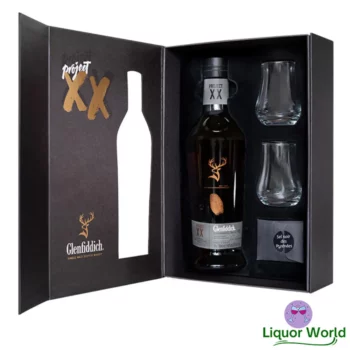 Glenfiddich Experiment 02 Project XX 2 Glasses Gift Pack Scotch Whisky 700mL 2 1