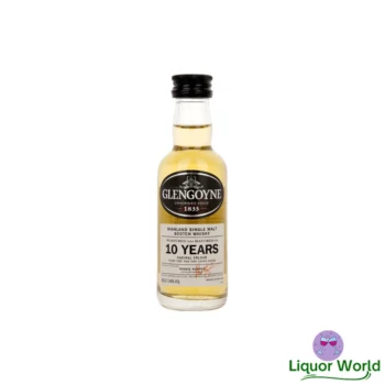 Glengoyne 10 Year Old Single Malt Scotch Whisky Glass Miniature 50mL 1