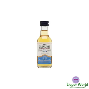 Glenlivet Founders Reserve Single Malt Scotch Whisky Glass Miniature 50mL 1