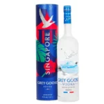 Grey Goose Singapore Limited Edition With Gift Tin French Vodka 1L 1