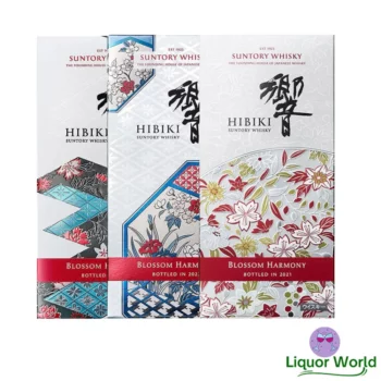 Hibiki Blossom Harmony Limited Edition Collection 2021 2023 Suntory Japanese Whisky 3 x 700mL 1