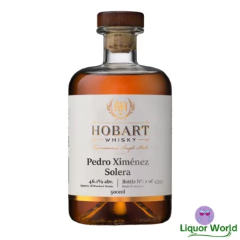 Hobart Whisky Pedro Ximenez Solera Single Malt Australian Whisky 500mL 1