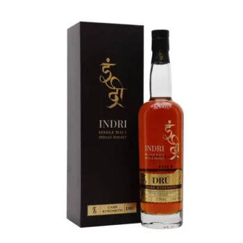 Indri Dru Cask Strength 5720 Single Malt Indian Whisky 700ml The Award Winner INDRI 1