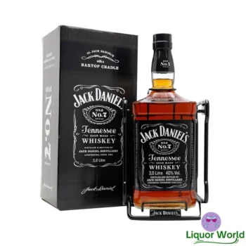Jack Daniels Old No7 Tennessee Whiskey Cradle 3L 1