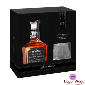 Jack Daniels Single Barrel Tennessee Whiskey with 1 Glass 700ml 1