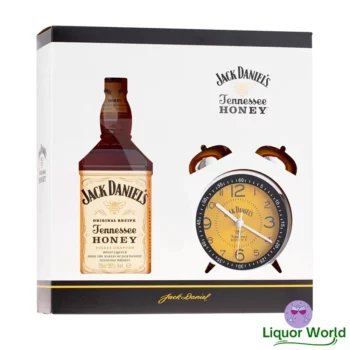 Jack Daniels Tennessee Honey Flavoured Whiskey Alarm Clock Gift Pack 700mL 1