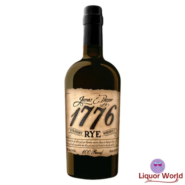 James E Pepper 1776 100 Proof Straight Rye Whiskey 750ml 1