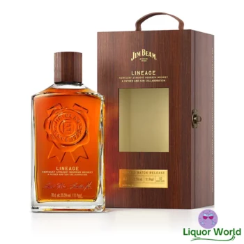 Jim Beam 15 Year Old Lineage Collection Batch 1 Cask Strength Kentucky Bourbon Whiskey 700mL 1