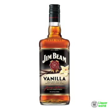 Jim Beam Kentucky Straight Vanilla Infused Bourbon Liqueur 750mL 1