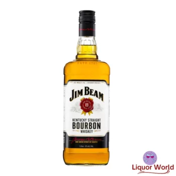 Jim Beam White Label Kentucky Bourbon Whiskey 1.125L 1