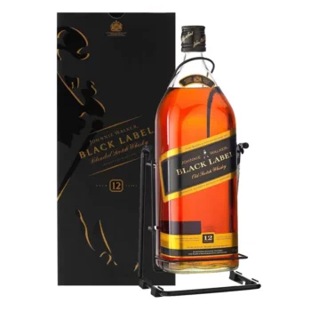 Johnnie Walker 12 Year Old Black Label Cradle Blended Scotch Whisky 3L 1