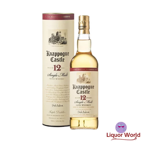 Knappogue Castle 12 Year Old Single Malt Irish Whiskey 700ml 1