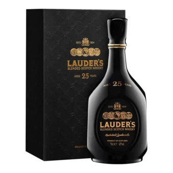 Lauders 25 Year Old Ceramic Decanter Blended Scotch Whisky 700mL 1