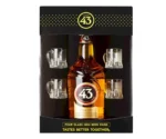 Licor 43 Liqueur with 4 Mini Beer Glass Pack 700ml 1