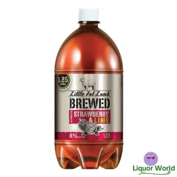 Little Fat Lamb Brewed Alcoholic Strawberry Lime Cider 1.25L 1