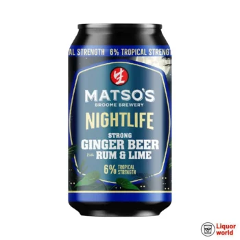 Matsos Nightlife Strong Ginger Beer with Rum Lime 330ml 24 Pack 1 1