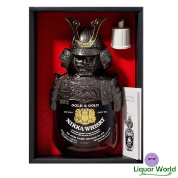 Nikka Gold Gold Samurai Metal Version Limited Edition Japanese Whisky 750mL 2 1