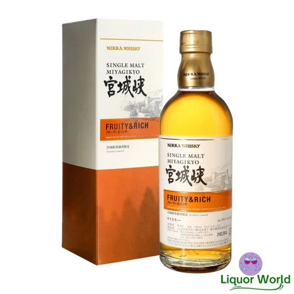 Nikka Miyagikyo Fruity Rich Distillery Limited Single Malt Japanese Whisky 500mL 1